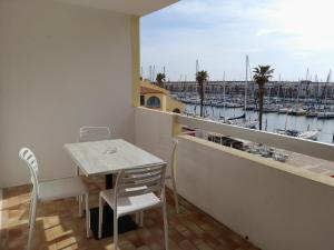 Balkon lub taras w obiekcie VVF Résidence Port-Leucate
