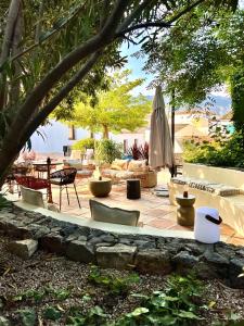 Zahrada ubytování Hostal del vino LA COSTERA