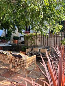 Zahrada ubytování Hostal del vino LA COSTERA