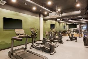 Fitness centrum a/nebo fitness zařízení v ubytování H+ Hotel Frankfurt Eschborn