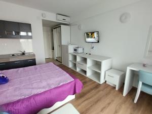 Dapur atau dapur kecil di BLAXY Resort STEFI
