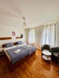 Postel nebo postele na pokoji v ubytování Penzion Relax Kadaň