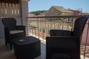 Balkón nebo terasa v ubytování Paxos In Square (Apartment Amfitriti)