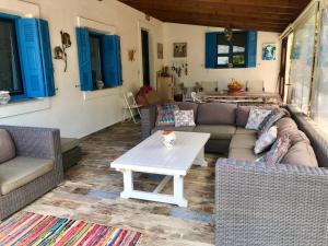 Posezení v ubytování Voreas Villa
