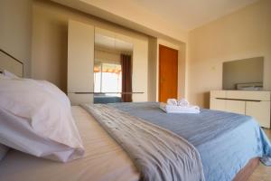 Krevet ili kreveti u jedinici u okviru objekta Anelia Villas Sea View