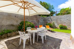 Zahrada ubytování Le Castagne Apartments Ischia