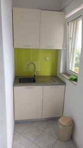 Kuchyň nebo kuchyňský kout v ubytování Apartments Kalajžić