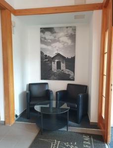 Χώρος καθιστικού στο Hotel Jungfrau Mürren