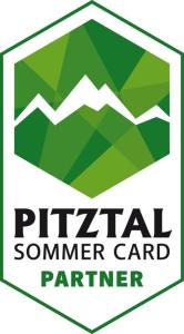 logotipo del centro de tarjetas de verano en Apart Luibisblick, en Sankt Leonhard im Pitztal