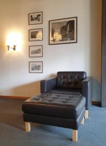 Χώρος καθιστικού στο Hotel Jungfrau Mürren