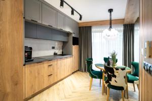 Kuchyňa alebo kuchynka v ubytovaní Apartament Niebiańska Polana by Apart Concept Podhale