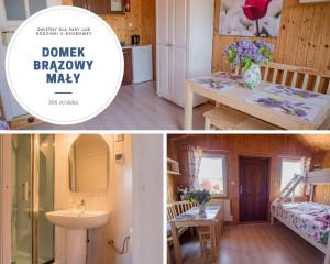 Kúpeľňa v ubytovaní Domek Skowronek