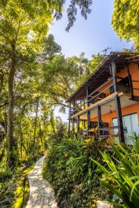 Um jardim em Pousada Lagamar