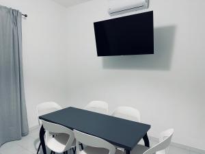 TV a/nebo společenská místnost v ubytování Siliade Apartment