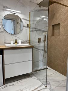 Koupelna v ubytování Apartament Iławka + 9 fotografií