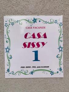 a sign for a las vegasgasgasgasgasgasgasgasgas sign at Casa Sissy in Lamezia Terme