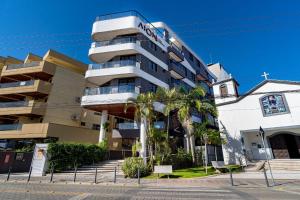 O edifício em que o apartamento se localiza