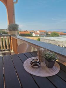 Balkón nebo terasa v ubytování Apartment Melani