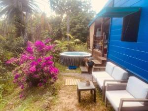 Vườn quanh Bungalow avec vue dans lieu calme