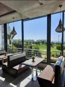 Posezení v ubytování Asilah Marina golf- Azur vue golf et mer