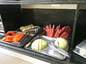 Comida no hotel ou em algum lugar perto