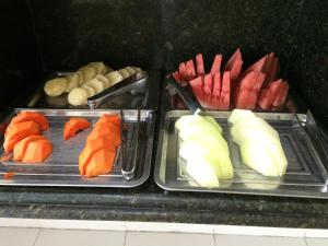 Comida no hotel ou em algum lugar perto