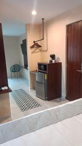 Hotel Yaxactun 주방 또는 간이 주방