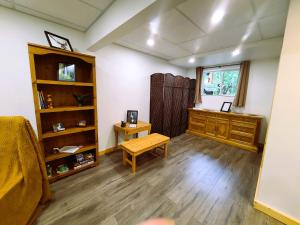 Knihovna v bed and breakfast