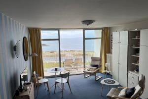 Posezení v ubytování Studio vue mer 2eme étage thalasso 79