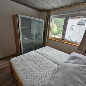 Postel nebo postele na pokoji v ubytování Apartmány Pstruží AP19
