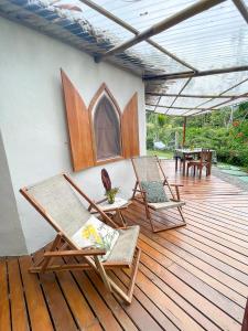Balkon oz. terasa v nastanitvi Paradiselodge Casa Romantica