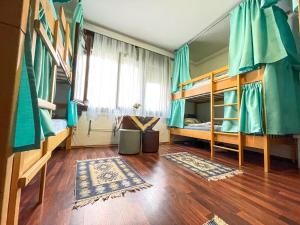 Postel nebo postele na pokoji v ubytování Hi Skopje Hostel