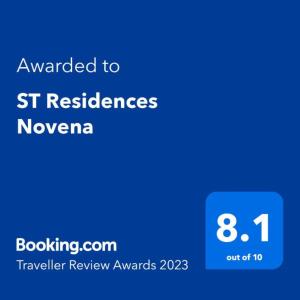 Fotografie z fotogalerie ubytování ST Residences Novena v Singapuru