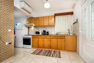A kitchen or kitchenette at Kiriakos Holiday Home