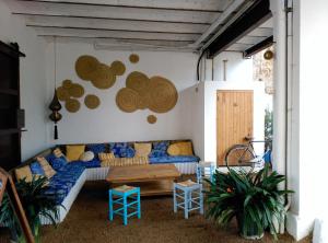 Posezení v ubytování Hostal l'Estrella