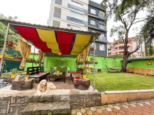 Zahrada ubytování Hi Skopje Hostel