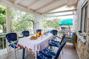A balcony or terrace at Kiriakos Holiday Home