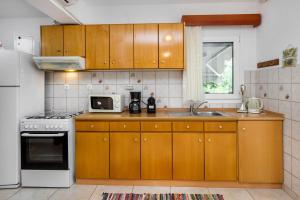A kitchen or kitchenette at Kiriakos Holiday Home
