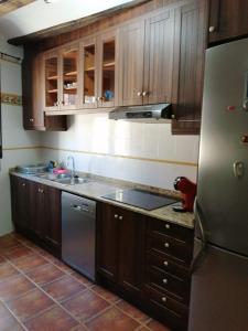Dapur atau dapur kecil di Casa las Torres
