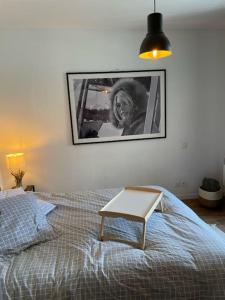 Un pat sau paturi într-o cameră la Les Deux Alpes