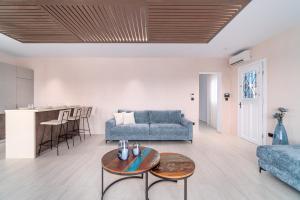 Posezení v ubytování Le Ciel Suites & Villas