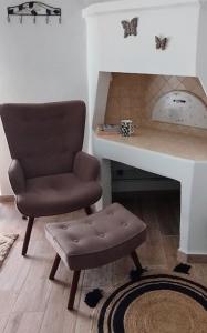 Posezení v ubytování Spartines home