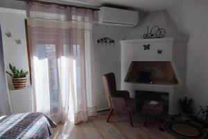 Postel nebo postele na pokoji v ubytování Spartines home