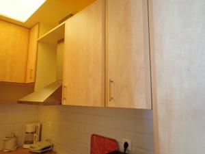 A kitchen or kitchenette at Beachfront Studio with Private Path to the Sea