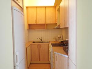 A kitchen or kitchenette at Beachfront Studio with Private Path to the Sea