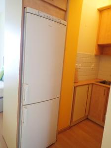 A kitchen or kitchenette at Beachfront Studio with Private Path to the Sea
