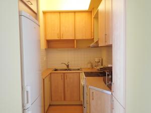 A kitchen or kitchenette at Beachfront Studio with Private Path to the Sea