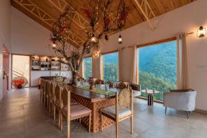 Nespecifikovaný výhled na hory nebo výhled na hory při pohledu z bed and breakfast