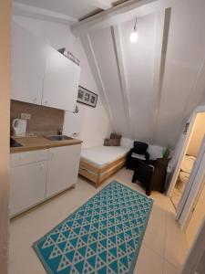 Kuchyň nebo kuchyňský kout v ubytování Apartment Stella