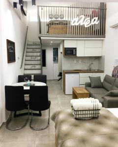 A kitchen or kitchenette at Alfa Studio